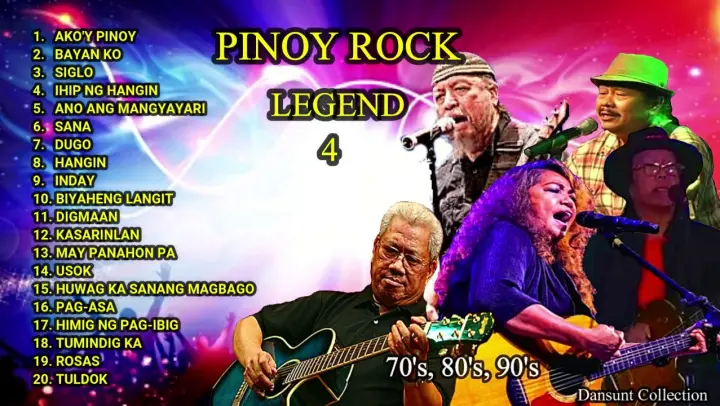 " PINOY ROCK LEGEND 4 " - DANSUNT COLLECTION PHILIPPINES