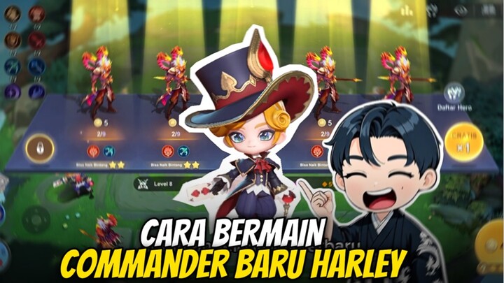 Cara bermain commander harley mcgg