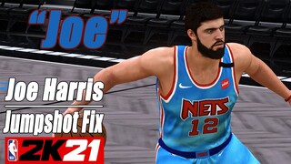 Joe Harris Jumpshot Fix NBA2K21 with Side-by-Side Comparison