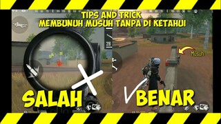 TIPS AND TRICK❗ MEMBUNUH MUSUH TANPA DI KETAHUI |FREE FIRE PRO