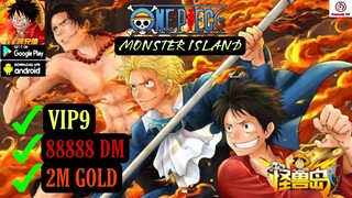 Monster Island Gameplay - Free VIP 9 + 88888 Dm - One Piece RPG Game Andr0id