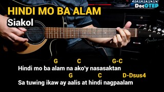 Hindi Mo Ba Alam - Siakol (1999) Easy Guitar Chords Tutorial with Lyrics Part 1 SHORTS REELS