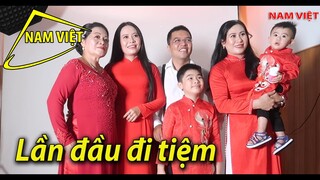 Chụp hình tết 2022 - lần đầu gia đình đi tiệm ảnh [Nam Việt 1884]