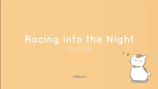 Racing into the Night - YOASOBI (Lyrics)