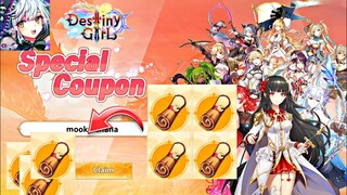 Destiny Girl SEA Free Giftcode - How to Redeem Code // Destiny Girl Free Special Coupon Code