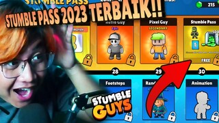 STUMBLE PASS 2023!! LANGSUNG BORONG KE LEVEL 30!! ADA 3 SKIN TERKEREN! - Stumble Guys