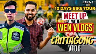 Thunder Vlog meets Wen Vlogs in Chg | Episode 1 | 10 Day Bike Tour | Waseq Emam Niloy, Mirza Anik