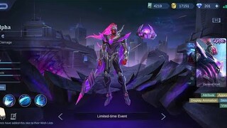 Entrance Animation of Alpha, General Void Supervillain Skin - Mobile Legends