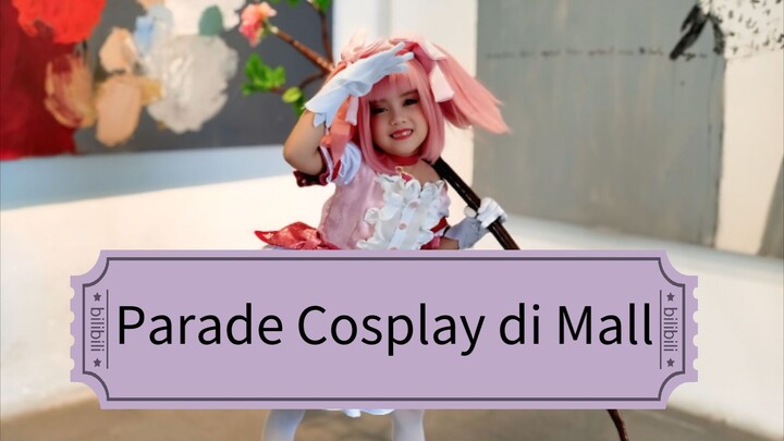 Parade cosplay di Mall, diliatin banyak orang seruuuuuu 🤩🤩🤩