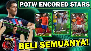 AKU BELI LAGI SEMUA POTW ENCORED STARS DI EFOOTBALL 2023 MOBILE !! TIM PUNYAKU MENJADI SANGAT KUAT !