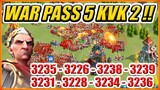 WAR PASS 5 PENENTUAN KVK 2 !! KD 3235 3226 3238 3239 VS 3231 3228 3234 3236 !!