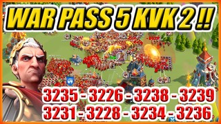 WAR PASS 5 PENENTUAN KVK 2 !! KD 3235 3226 3238 3239 VS 3231 3228 3234 3236 !!