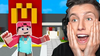 Ich BAUE einen MCDONALDS in MINECRAFT!