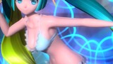 【Project DIVA mod】リゾートミク _ 39ミュージック【バストアップ揺れboobs bounce】