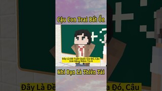 Cái Lớp Học Bất Ổn Nhưng Anh Đen Xì Xì Là Thiên Tài 🤣 #shorts
