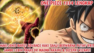 REVIEW ONE PIECE 1034 -  MUNCULNYA HAKI JENIS BARU? ADVANCE HAKI SANJI BERWARNA PUTIH!