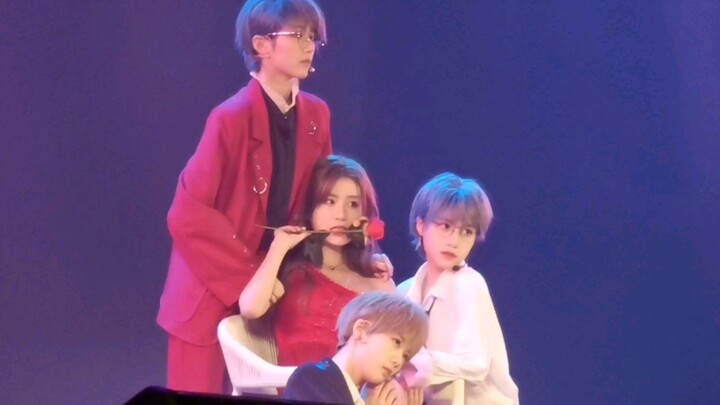 【GNZ48 左婧媛 朱怡欣 龙亦瑞 徐楚雯】花园舞曲 左左女位 其余男装 左朱 左雯 左龙？TTL 20210418 川粤时空守护哥场 男装公演