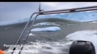 rekaman kemunculan sosok misterius dari dasar laut antartika