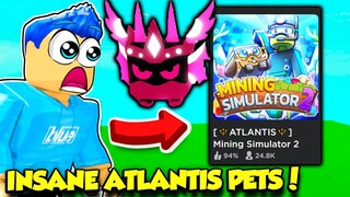 I Went To ATLANTIS And Got THE FINAL TIER SEA CHAMPION PET In Mining Simulator 2!