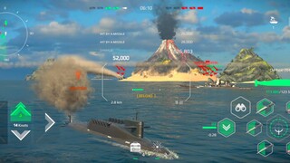 Modern Warships: Battle till end CN TYPE 094 Submarine. online match gameplay