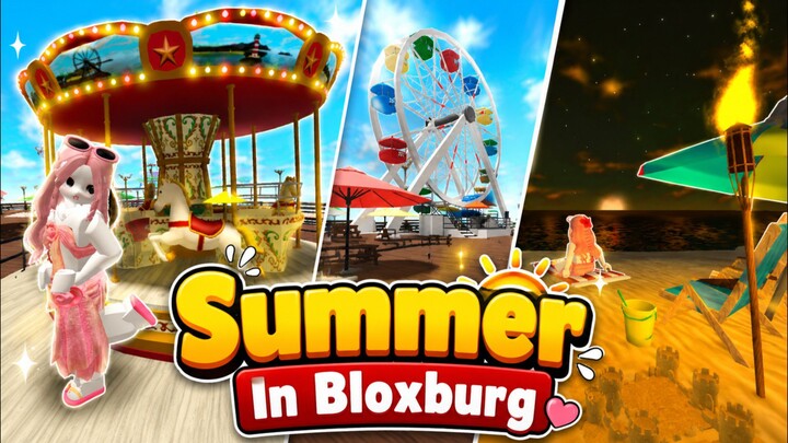 New Summer Vlog in Bloxburg🏖️