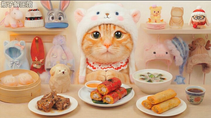 Vlog ăn uống của mèo Koki – Trà sáng Quảng Đông
