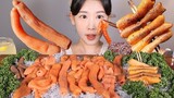 제철 웜톤 개불🧡 개불 중에 제일 맛있는 남해산 참개불 먹방 Spoon Worm [eating show] mukbang korean food