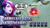 CARMILLA IS BACK! - LET'S CELEBRATE WITH 5 WISTERIA COUNTESS SKIN GIVEWAY