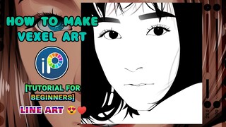 VEXEL ART TUTORIAL USING IBISPAINTX [LINE ART TUTORIAL] | TUTORIAL FOR BEGINNERS | PART I