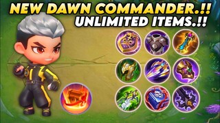 THIS NEW DAWN COMMANDER NEEDS SOME NERF.!! TO OVERPOWERED.!! MAGIC CHESS MOBILE LEGENDS
