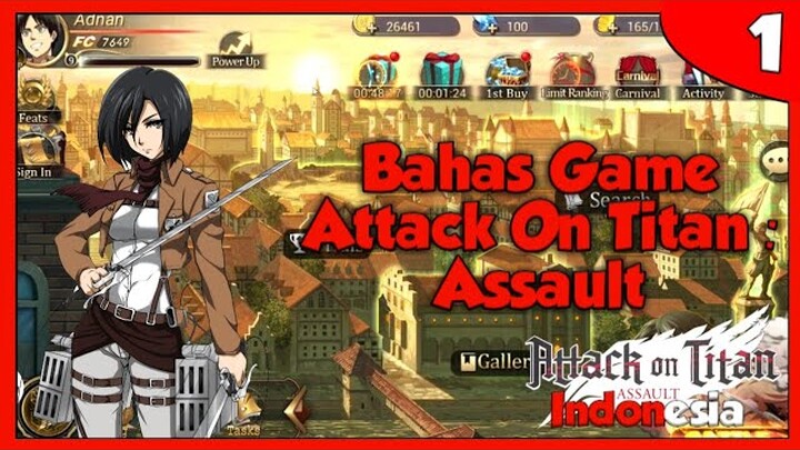 Akhirnya Rilis!!! Attack on Titan : Assault Indonesia #1