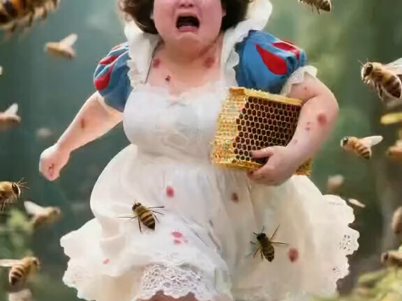 胖胖白雪和敖闰姑姑PK啦！