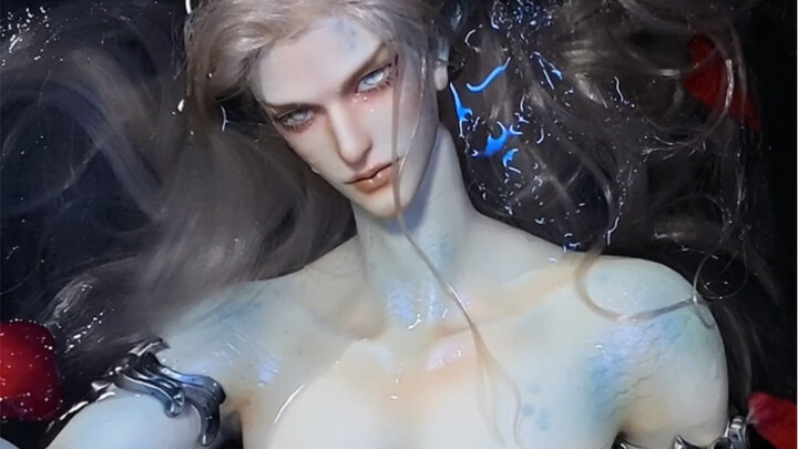 Homemade mermaid—add a little water before taking photos, just in case he turns into dried fish—maki