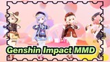 [Genshin Impact MMD] Renai Circulation ( I Like Those Four People Dance Together~)