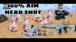 [ PUBG Mobile ] - M416 x4 AUTO AIM SHOT !!! 🔥🔥🔥 #POTV