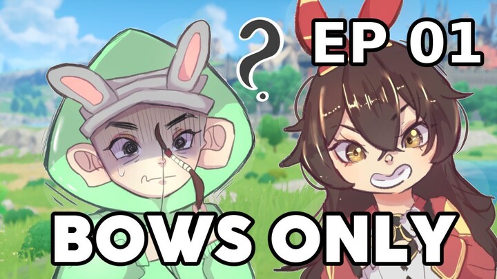 🏹✨ Bows Only Adventure! Genshin Impact EP 01 ～ ᕙ(≧▽≦)ᕗ Let's Begin! ～SKshirokuro Pngtuber