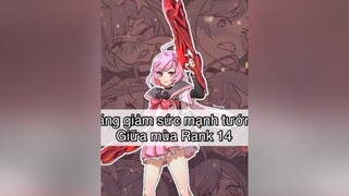 Tăng giảm sức mạnh Tướng giữa mùa 14 👌 Dirak lên bảng 😎 lienquan lienquanvietnam lienquanmobile lqmobile