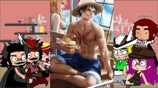 👒Past Yonko new - Era react to future | Compilation | one piece | Luffy | Gacha Club | Read Des