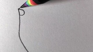 How to draw the middle finger?