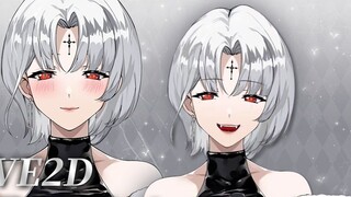 [live2d model display] Do you like the white-haired short-haired big sister? 【Kurosawa NOIR】