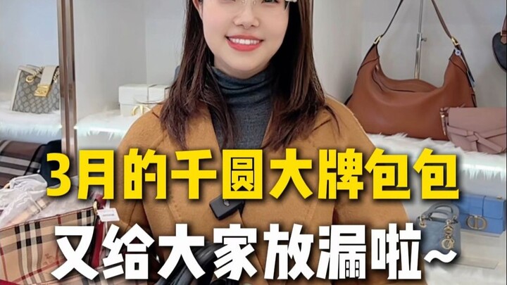 Check out this March haul of affordable luxury handbags! Sister Zeng is at it again with some great 