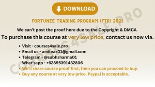 [Courses4sale.pro] Fortunee Trading Program (FTP) 2021