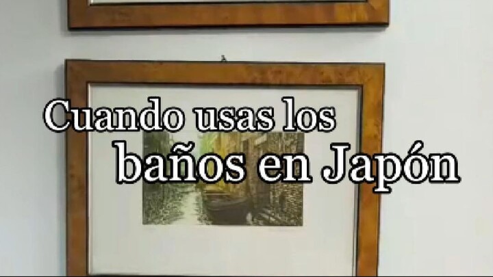 Sentimiento de usar los baños en Japón