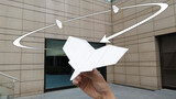 Pesawat kertas yang bisa terbang berputar balik dengan hebat!