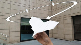 How to make a paper hummingbird glider