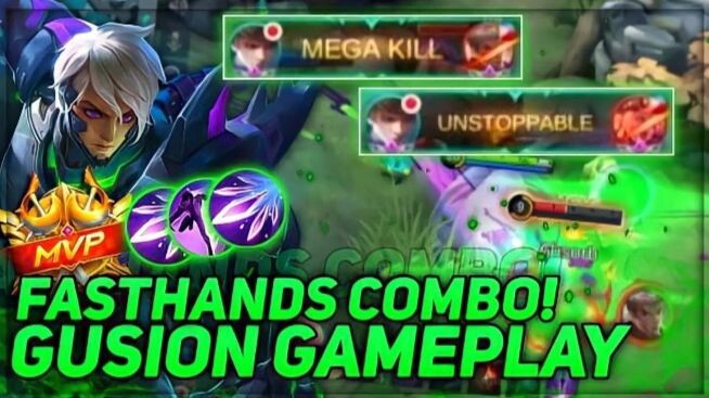 FASTHANDS COMBO! GUSION GAMEPLAY | MLBB