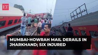 Mumbai-Howrah Mail derails in Jharkhand; six injured, relief teams on site