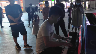 Bohemian Rhapsody Live piano performance on the street