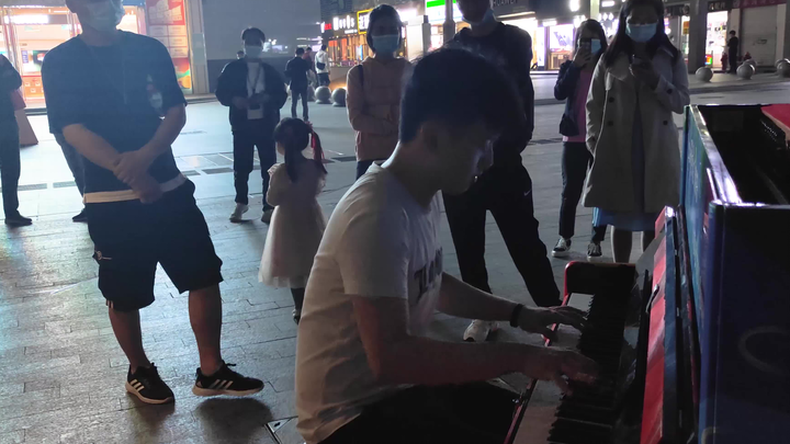 Bohemian Rhapsody Live piano performance on the street