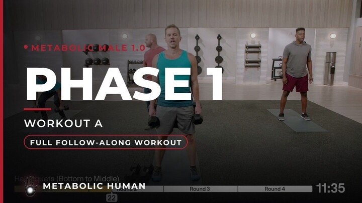 15-MIN Fat Burn Workout for Men 男士全身燃脂跟练 | Metabolic Male 1.0 - Phase 1 Workout A